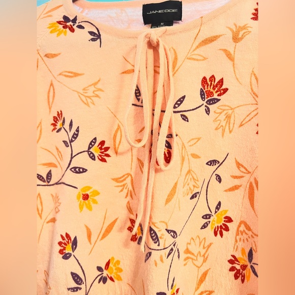 Jane Doe Collection (with Tag!) Pink floral sweater - Picture 8 of 10